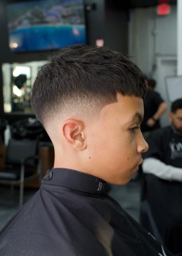 Textured crop haircut for men